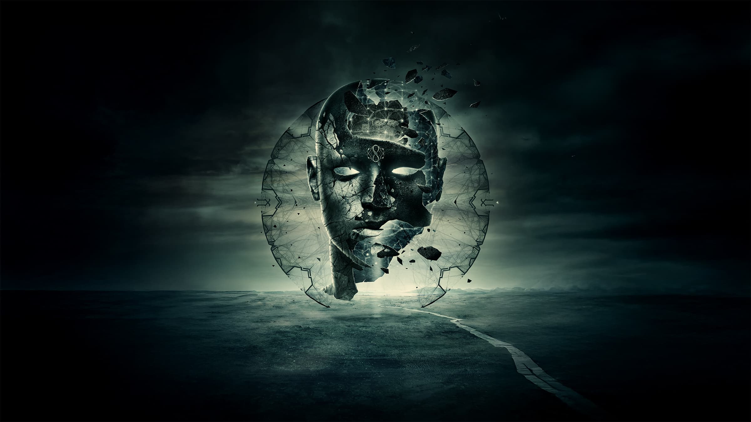 Socionic Identity album artwork - dark atmospheric image representing the band's aesthetic