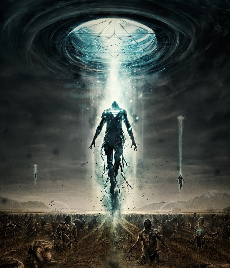Parallax image showing atmospheric dark scene from Epiphany