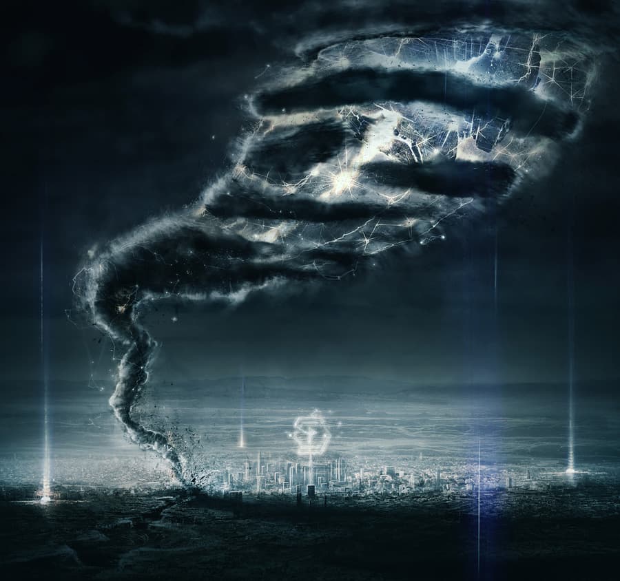 Parallax image featuring moody artistic composition
